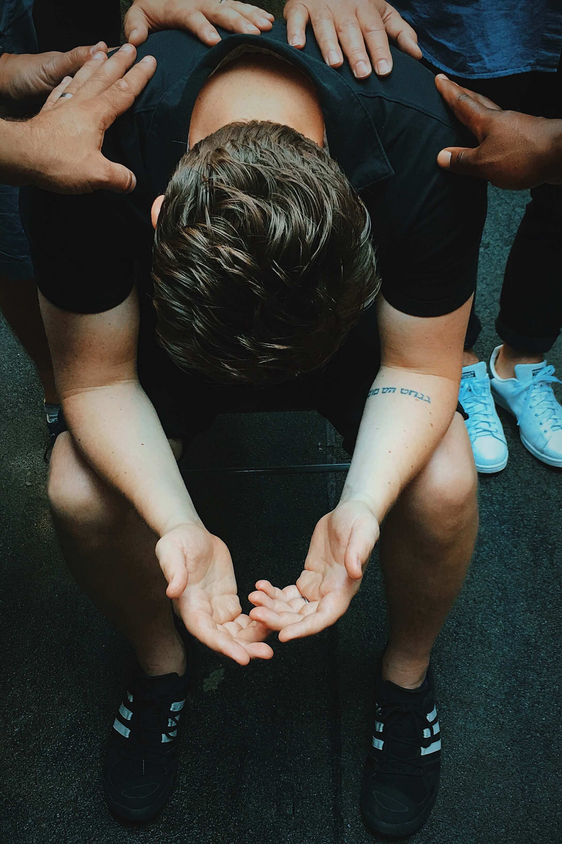 A Man Praying